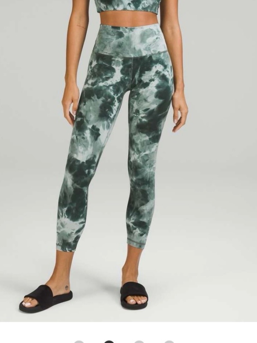 Lululemon Align High-Rise Pant 25" Diamond Dye Starlight Smoked Spruce Sz 8